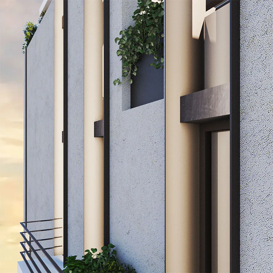 Design apartment in Quartu Sant'Elena — Domino, view of the spaces, designed by Gatti/Piu (photo 3)