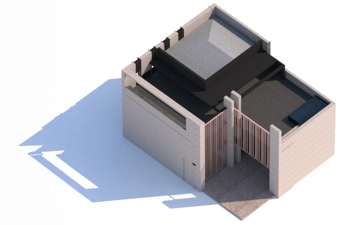 Design apartment in Quartu Sant'Elena — Domino, view of the spaces, designed by Gatti/Piu (photo 4)