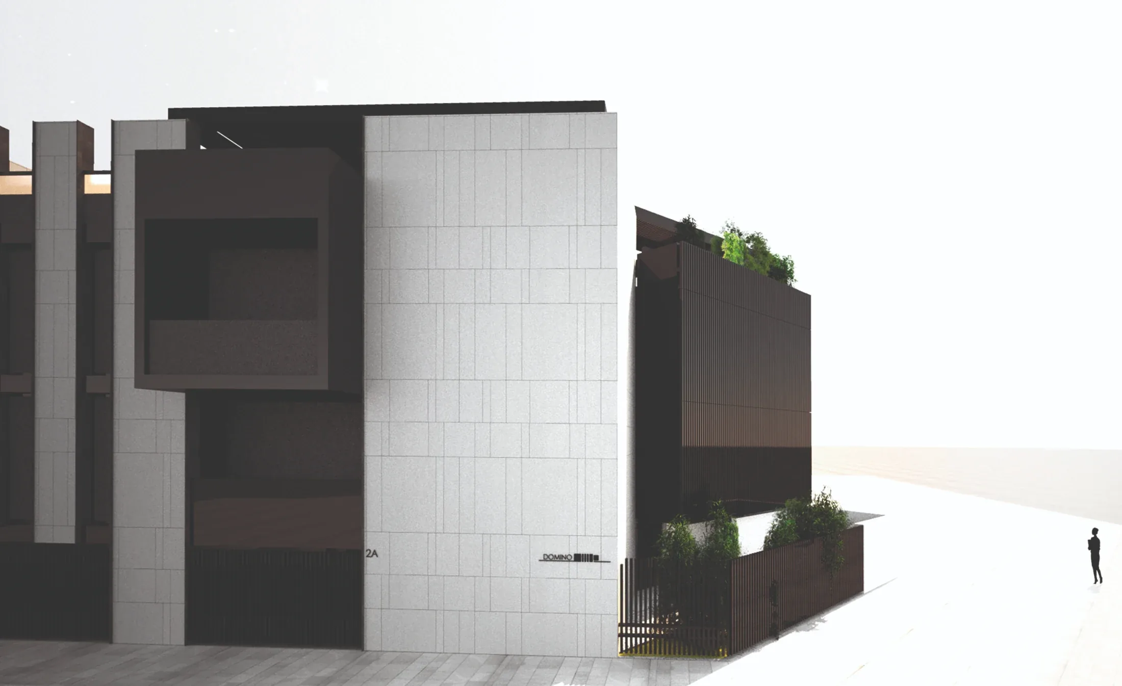 Design apartment in Quartu Sant'Elena — Domino, view of the spaces, designed by Gatti/Piu (photo 6)