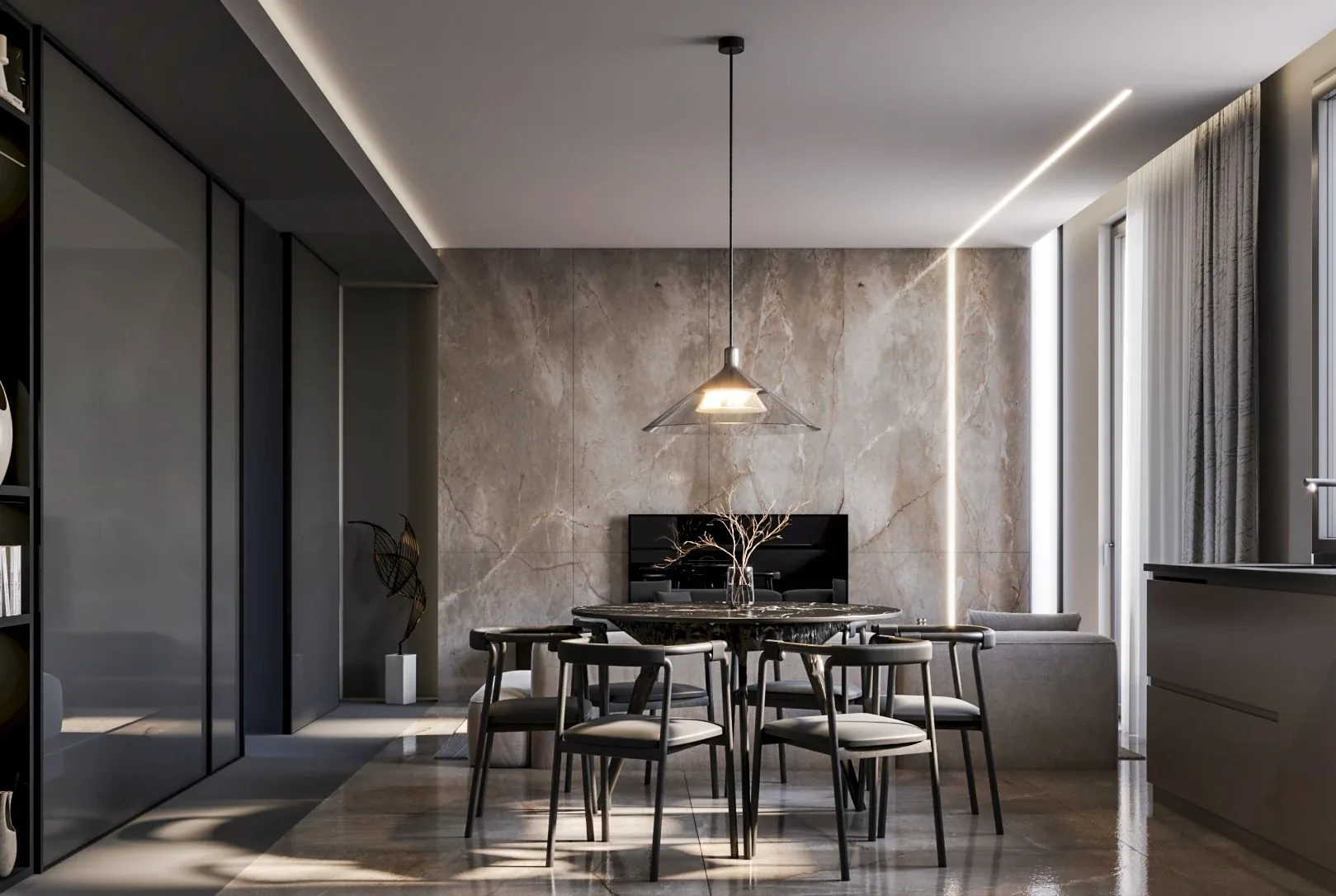 Design apartment in Cagliari — Einaudi, exterior overview, designed by Gatti/Piu