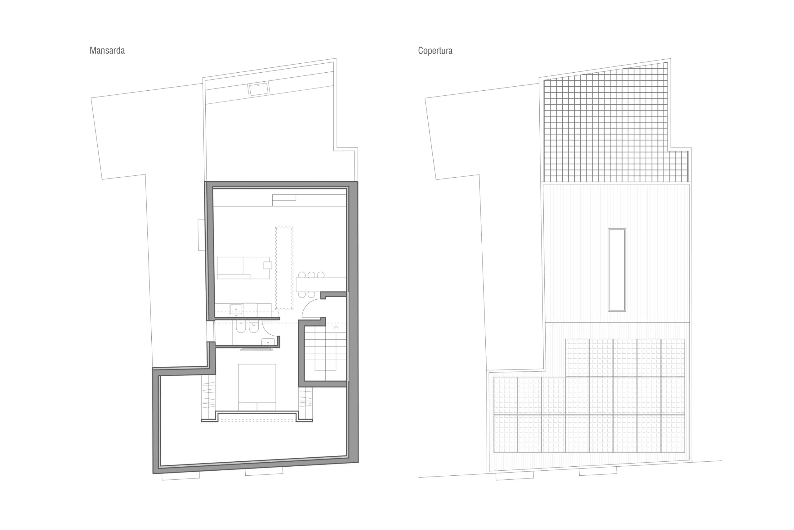 Design apartment in Selargius — Manin 43, technical project drawing, designed by Gatti/Piu (photo 2)