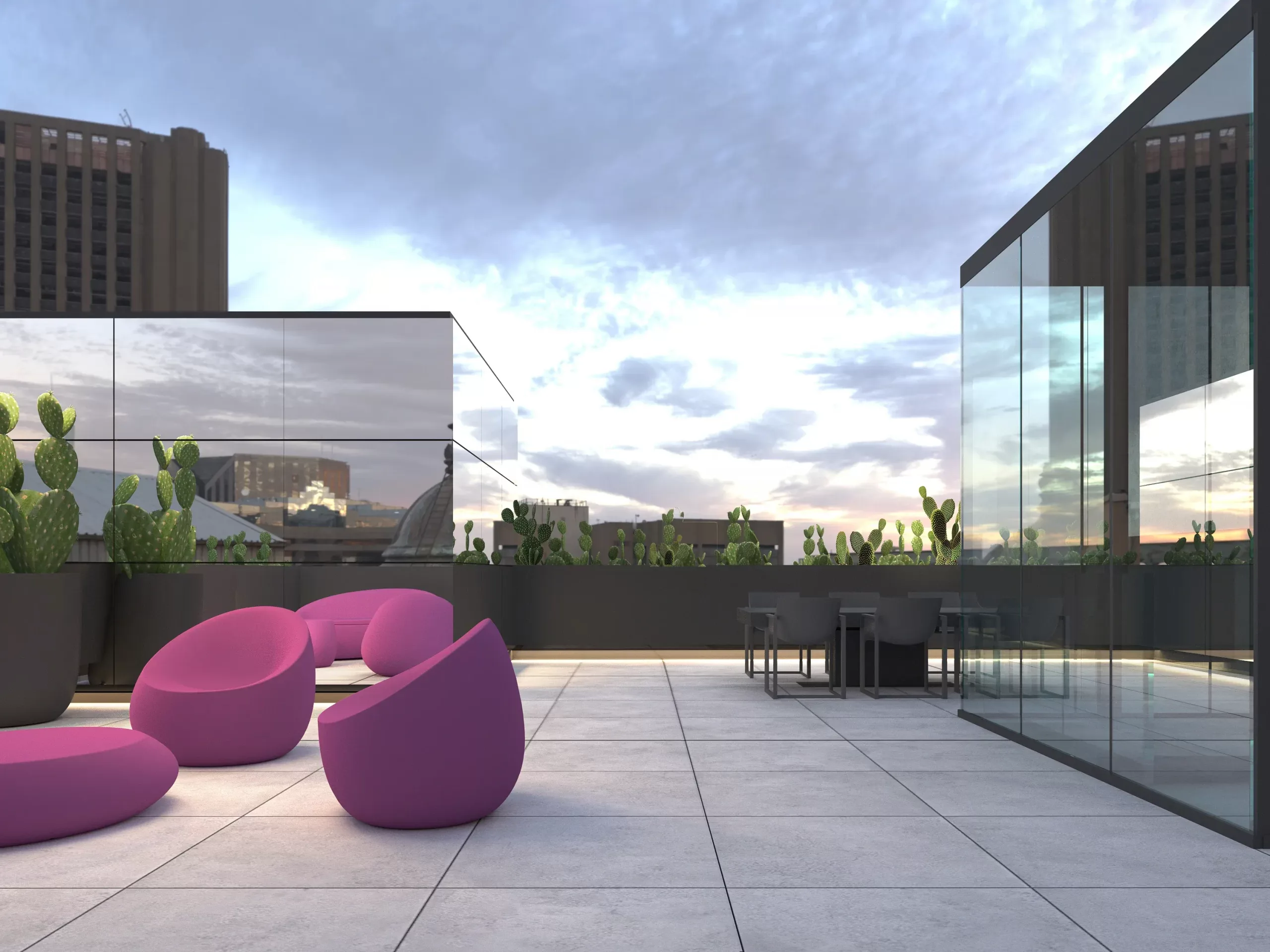 Design apartment in Cagliari — Terrazza Sant'Eusebio, exterior overview, designed by Gatti/Piu