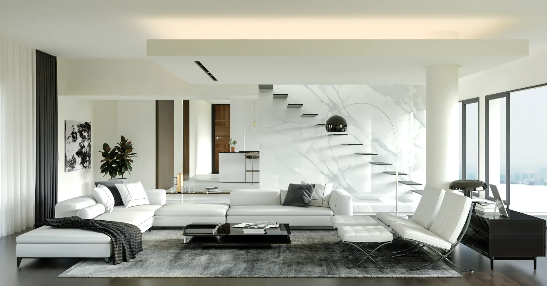Design apartment in Cagliari — Via Alghero, exterior overview, designed by Gatti/Piu