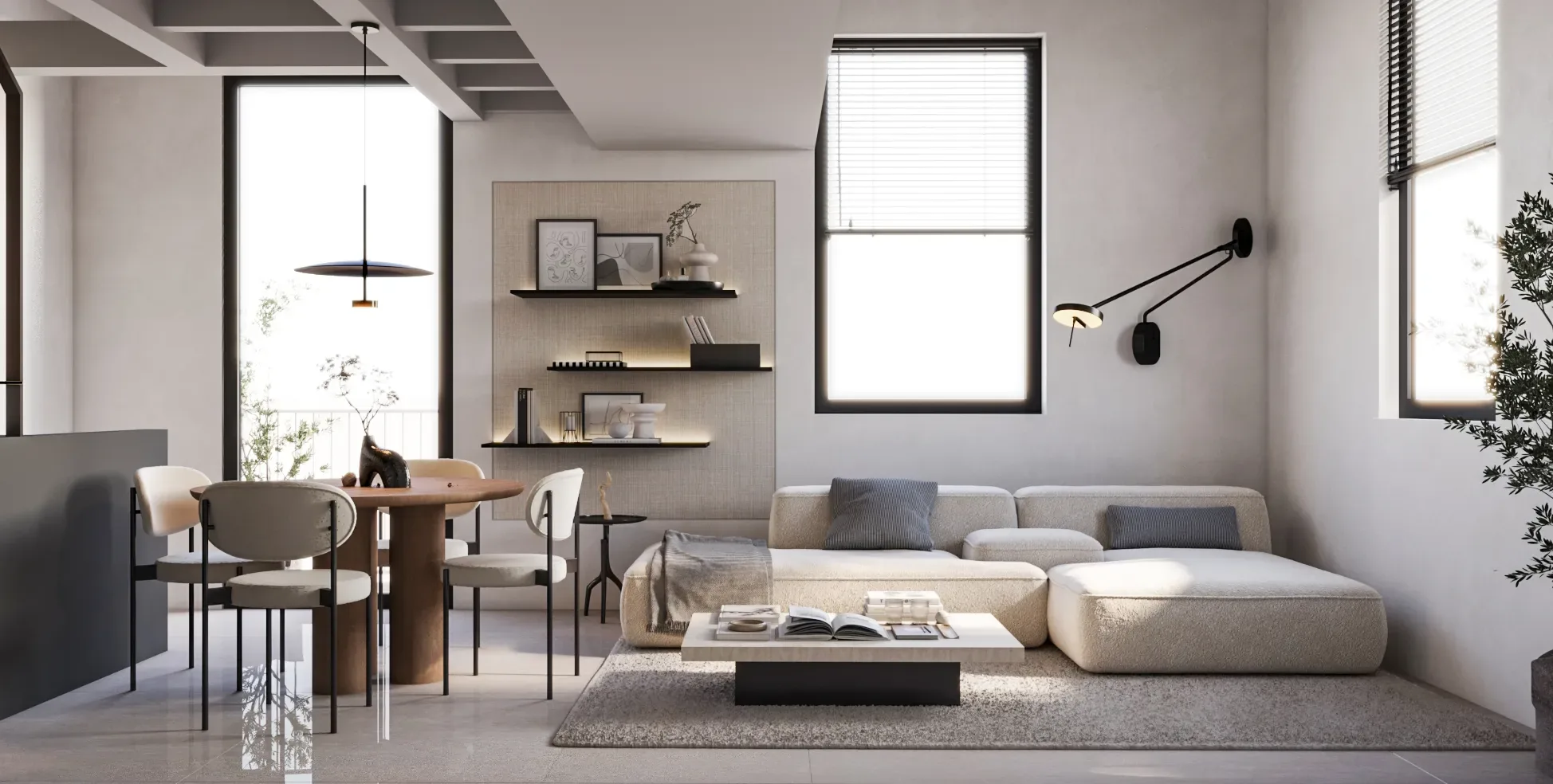 Design apartment in Cagliari — Via Nuoro, view of the spaces, designed by Gatti/Piu (photo 3)