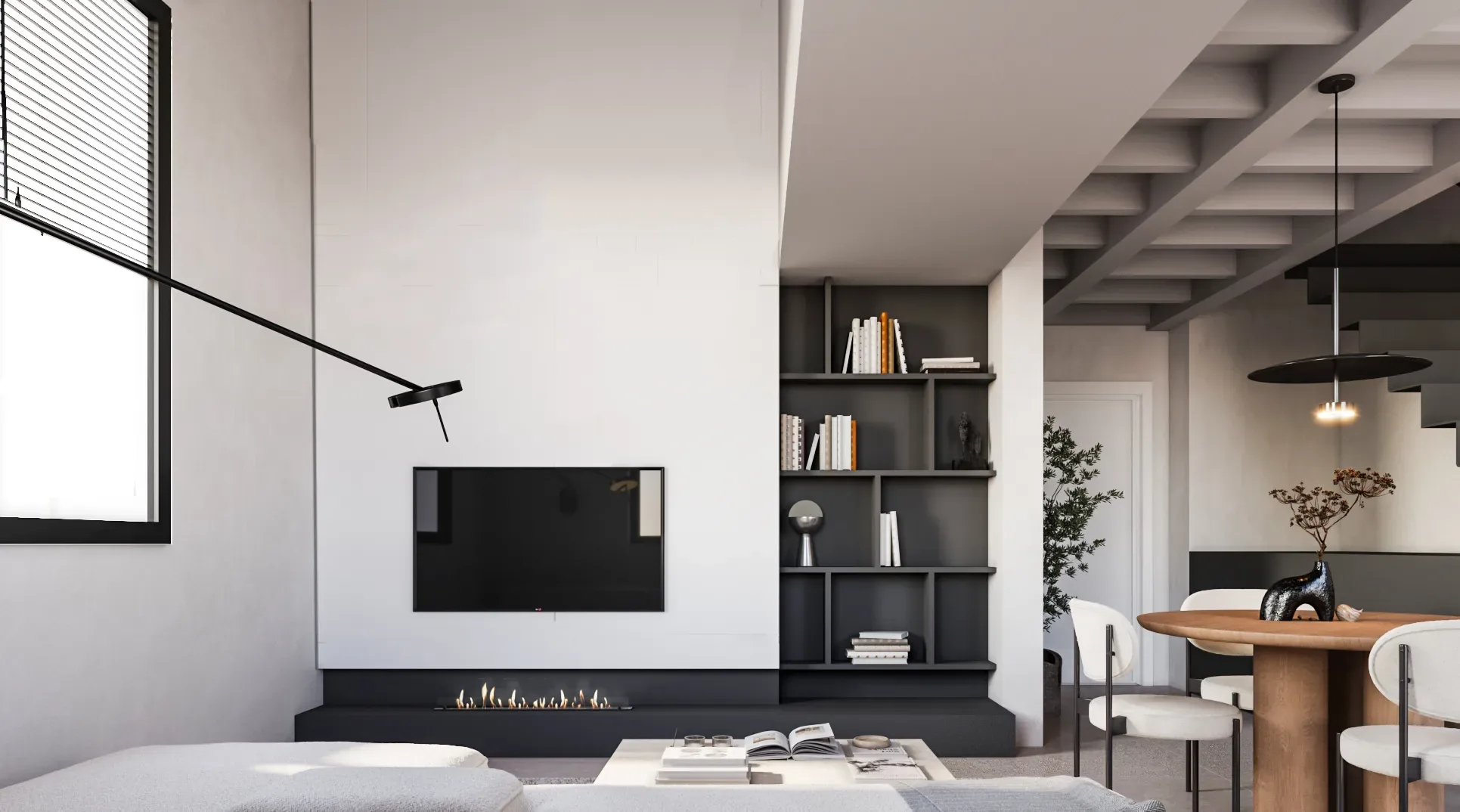 Design apartment in Cagliari — Via Nuoro, view of the spaces, designed by Gatti/Piu (photo 4)