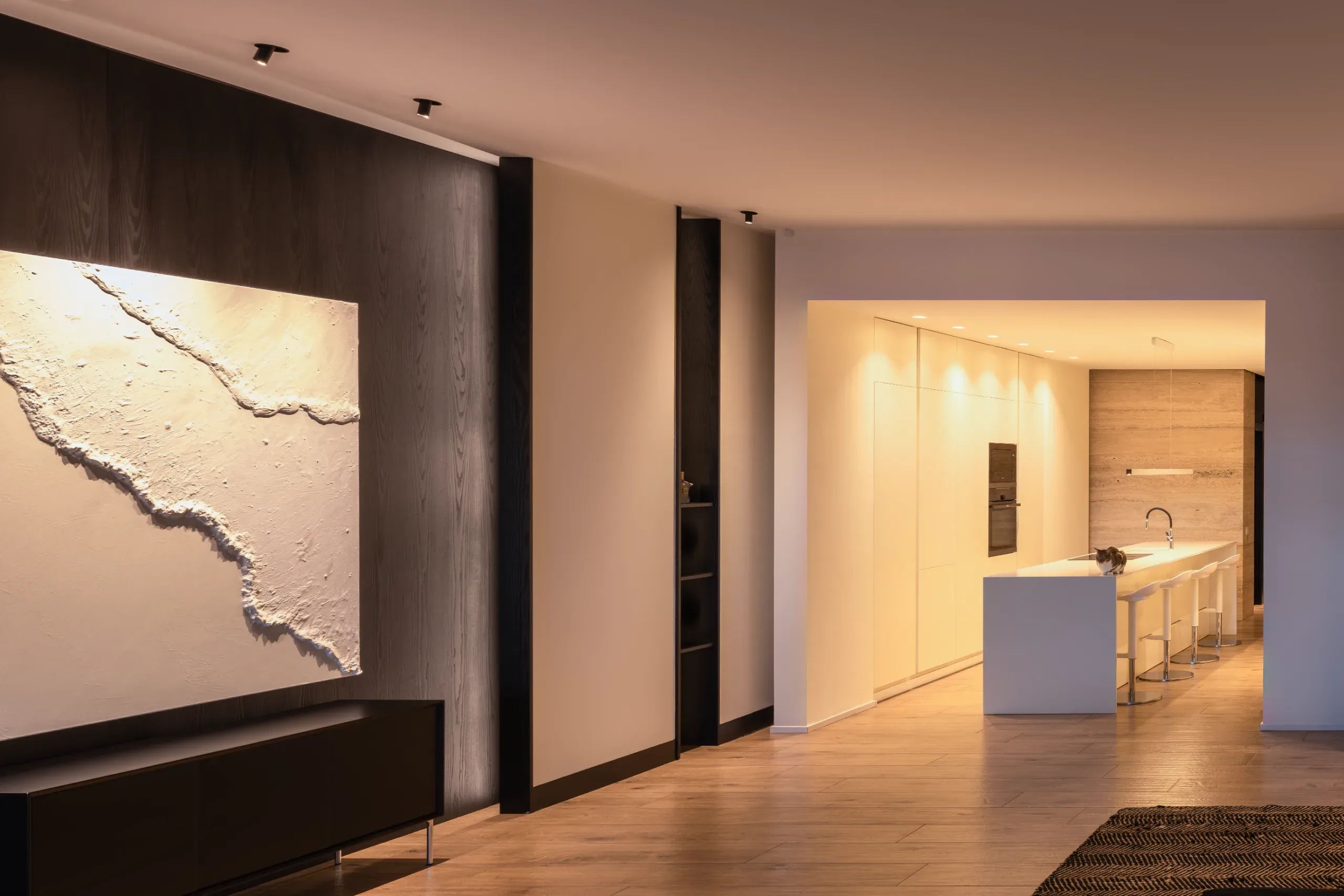 Design apartment in Cagliari — Via Roma, view of the spaces, designed by Gatti/Piu (photo 4)
