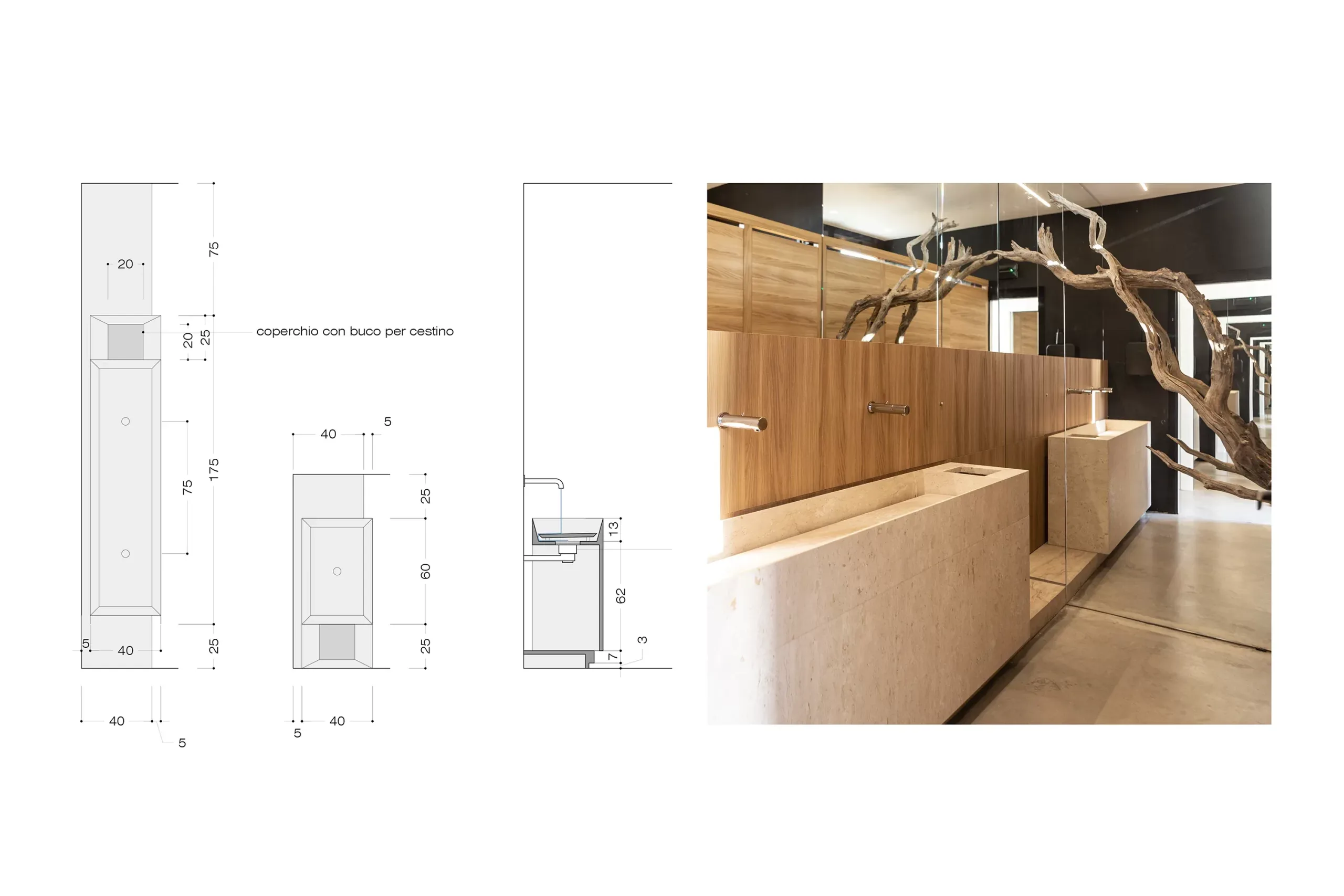 Renovation in Quartu Sant'Elena — Albachiara, technical project drawing, designed by Gatti/Piu (photo 4)