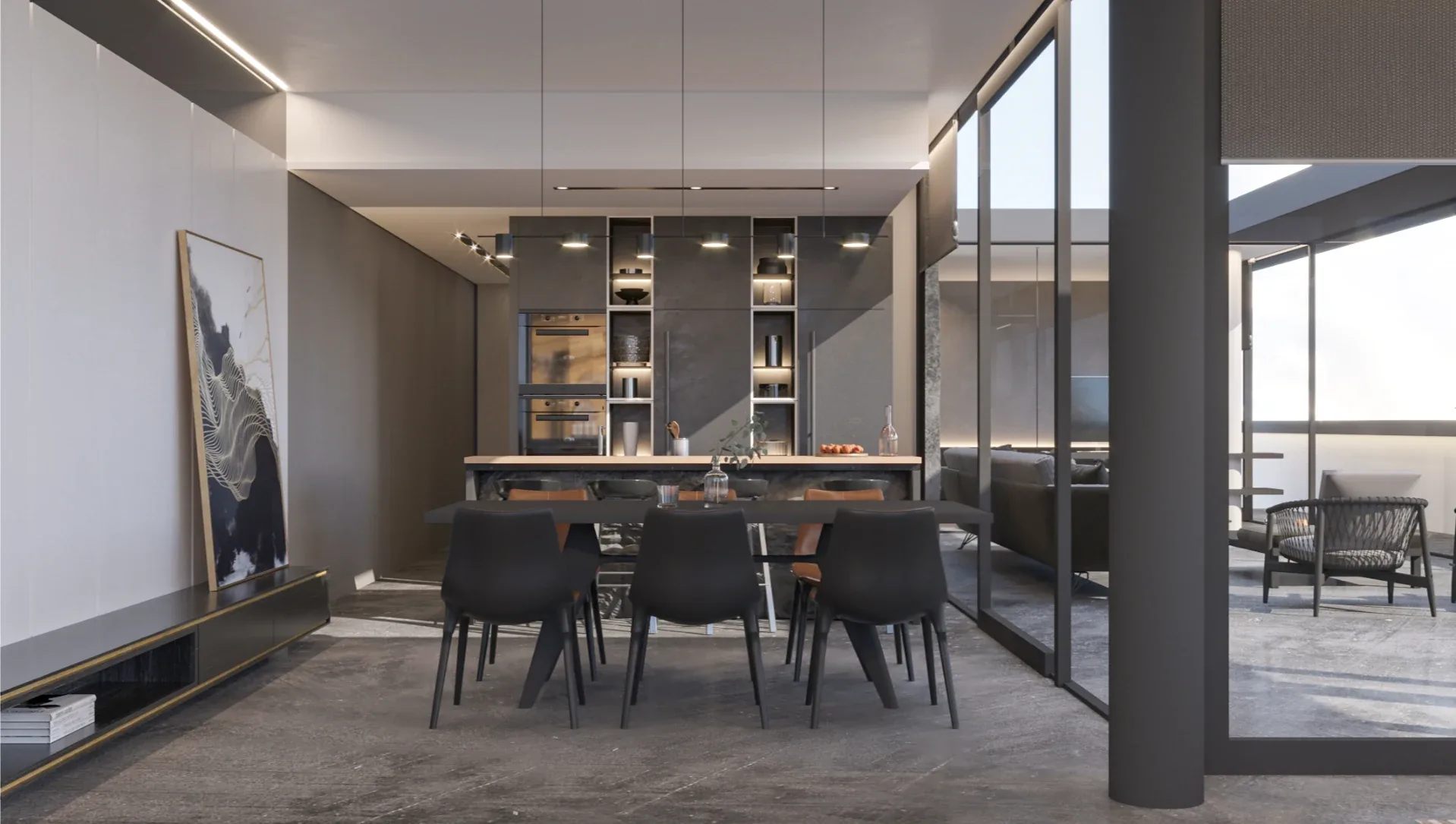 Premium penthouse in Cagliari — Glass Nest, project photography, designed by Gatti/Piu (photo 5)
