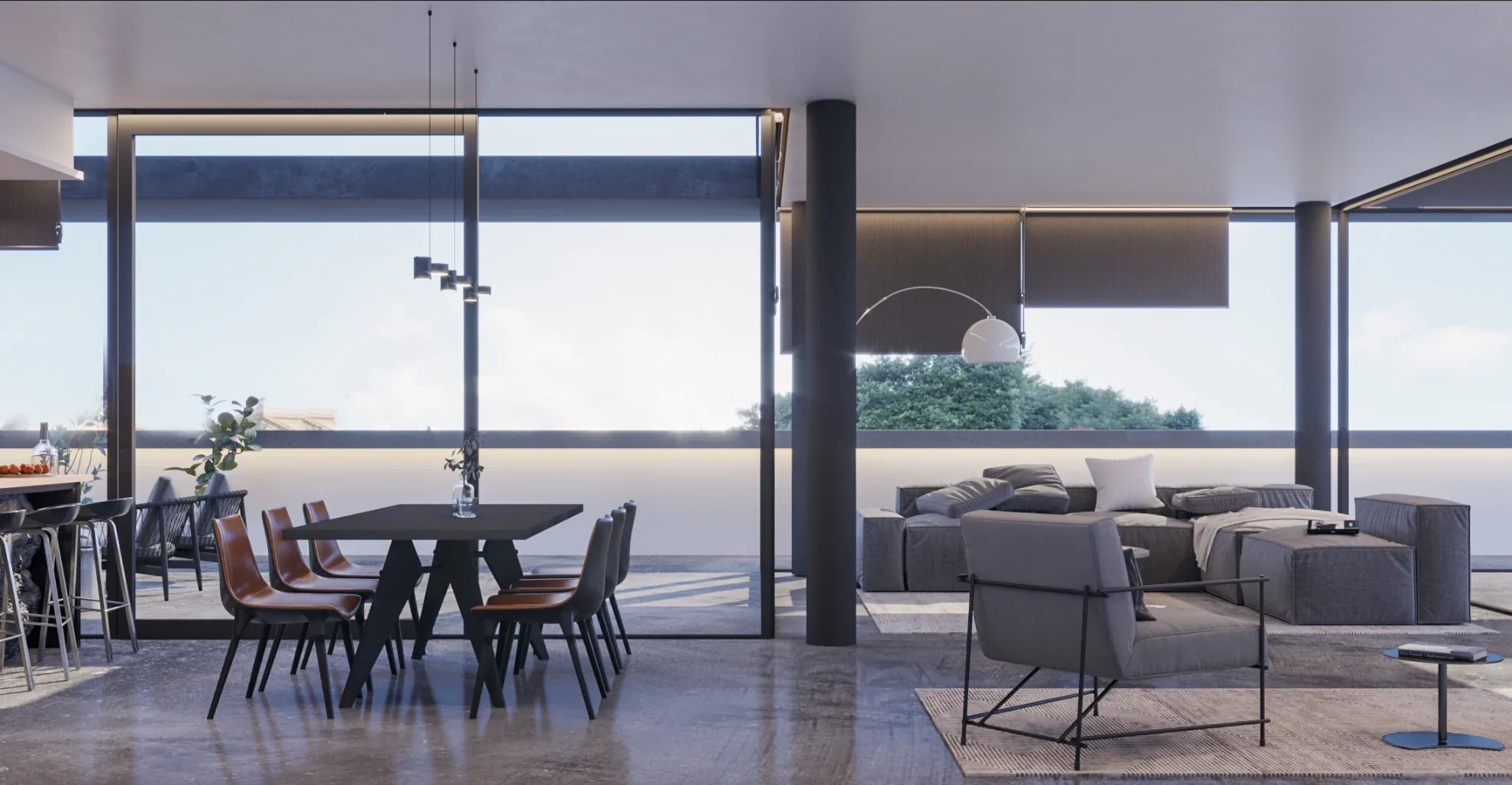 Premium penthouse in Cagliari — Glass Nest, project photography, designed by Gatti/Piu (photo 3)