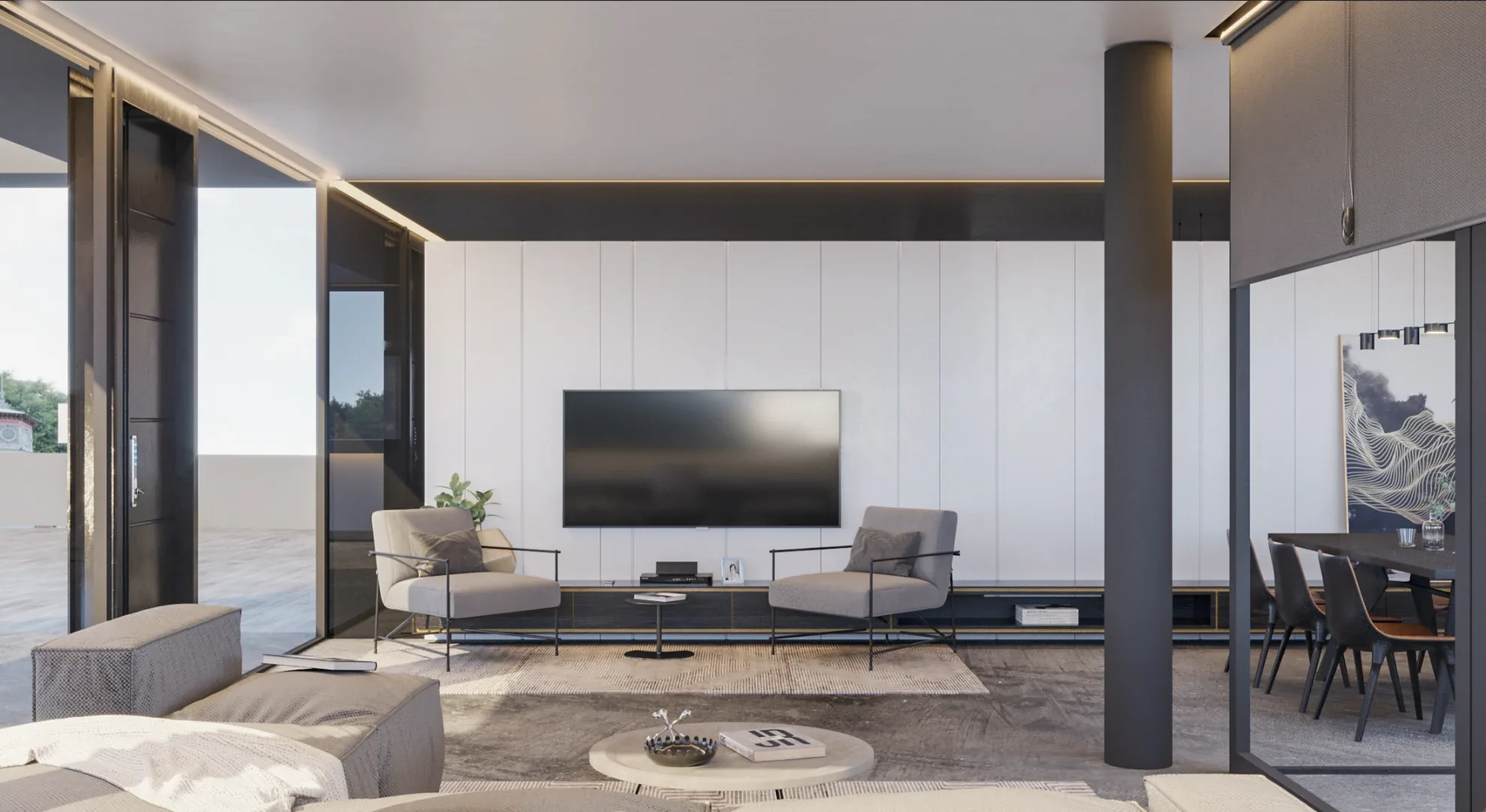 Premium penthouse in Cagliari — Glass Nest, project photography, designed by Gatti/Piu (photo 4)