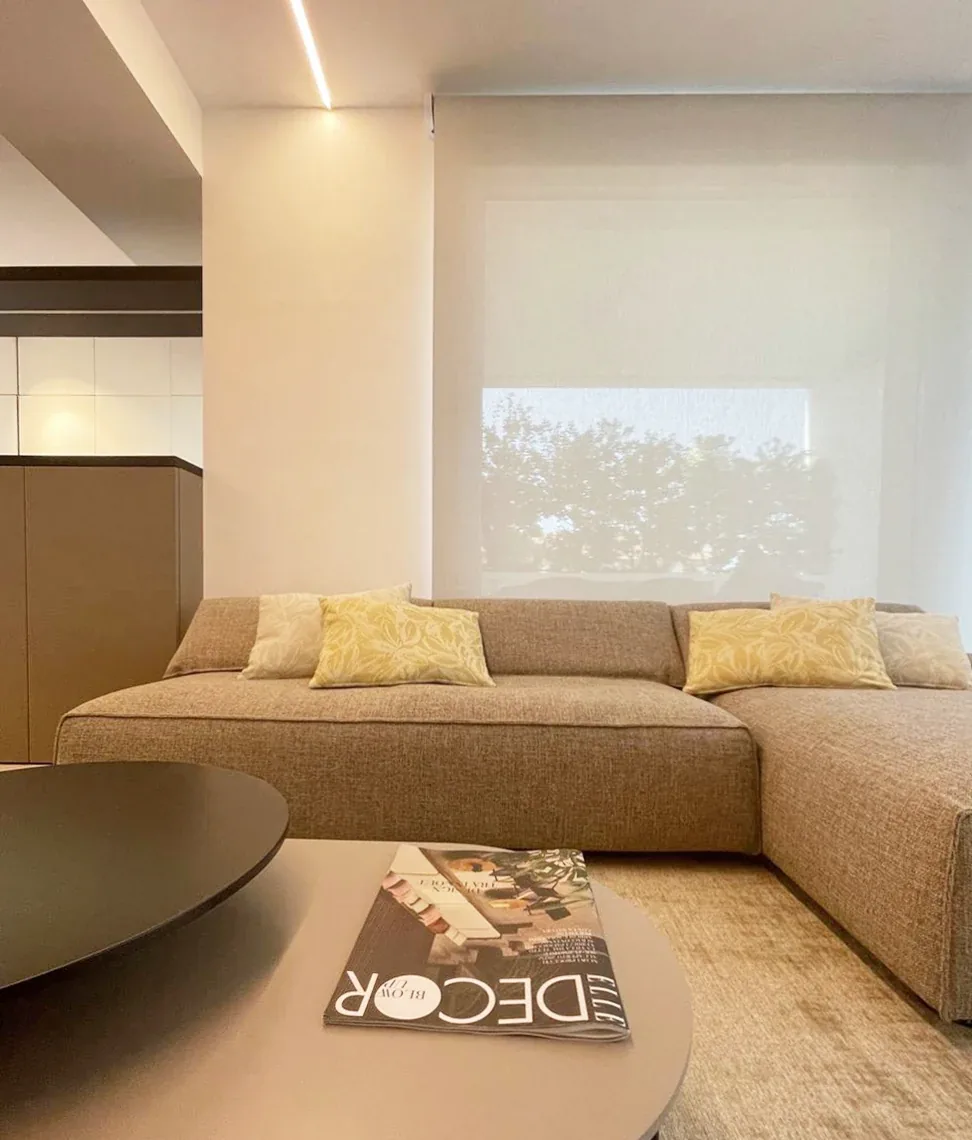Premium penthouse in Cagliari — Via Della Pineta, vertical interior detail, designed by Gatti/Piu (photo 7)