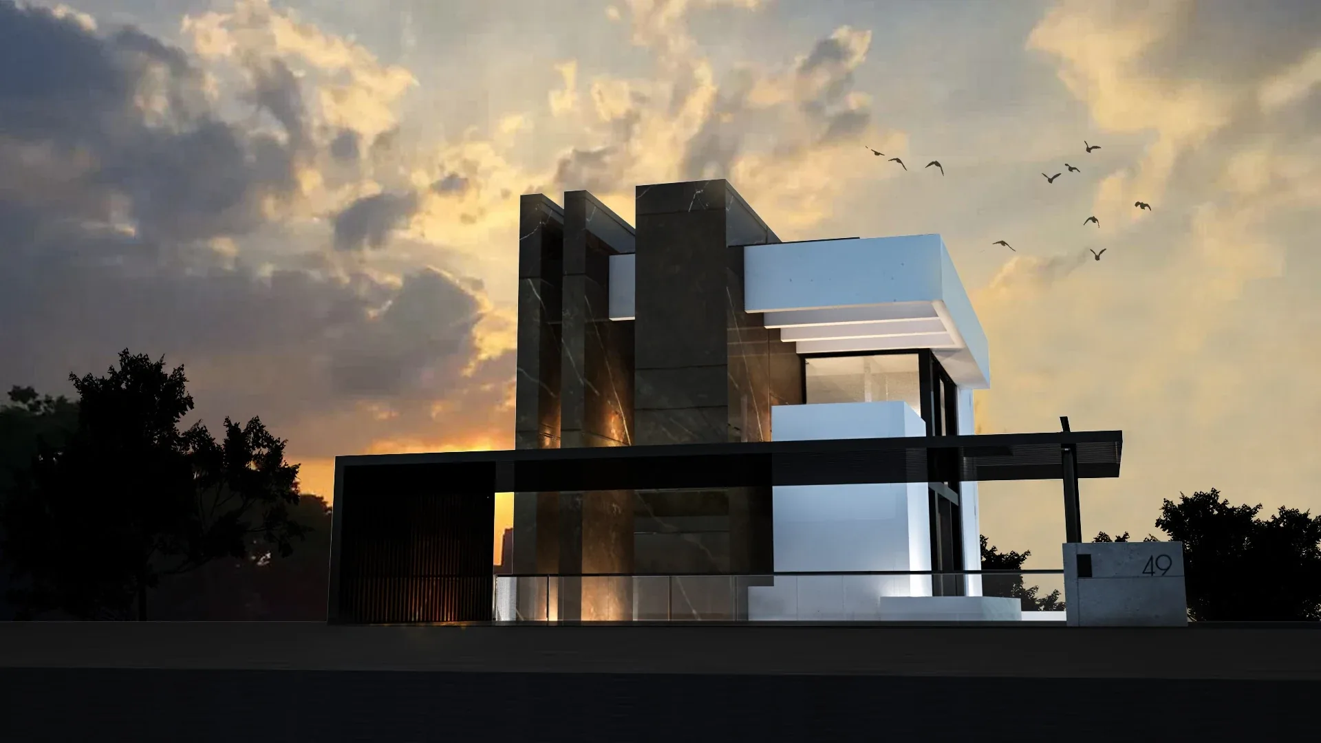 Luxury villa in Cagliari — Isola Falconi, view of the spaces, designed by Gatti/Piu (photo 2)