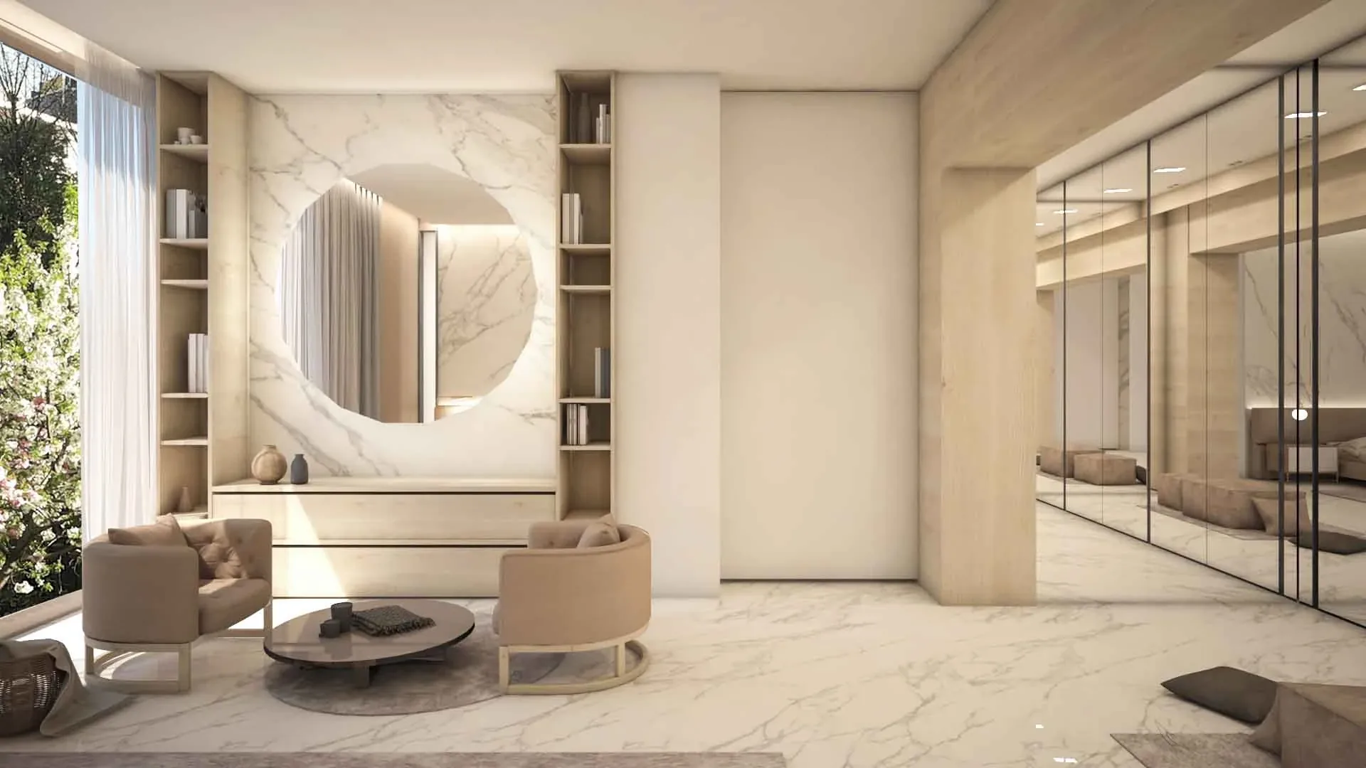 Luxury villa in Cagliari — Isola Falconi, view of the spaces, designed by Gatti/Piu (photo 11)