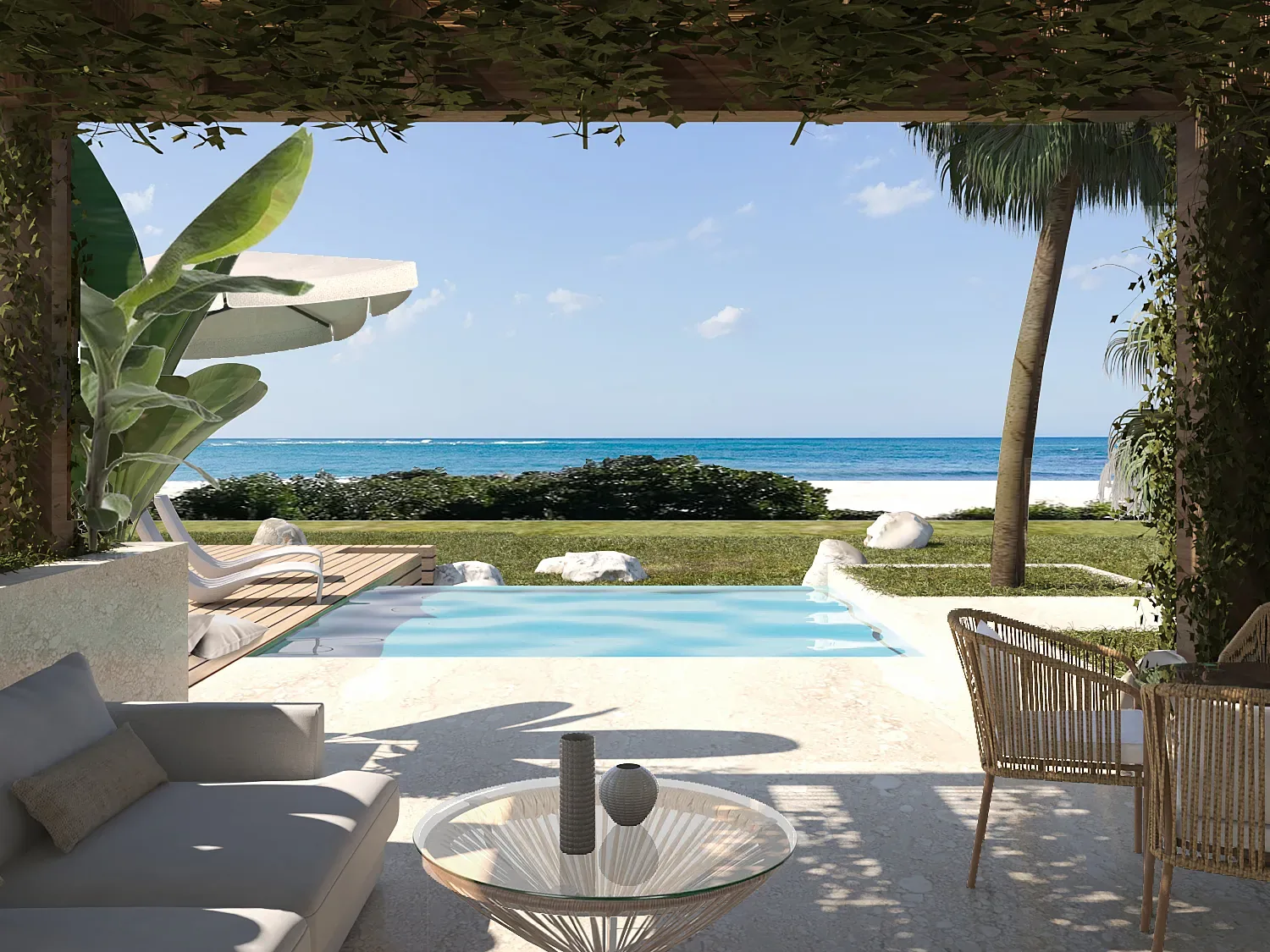 Luxury villa in Pula — La Perla Marina, exterior overview, designed by Gatti/Piu