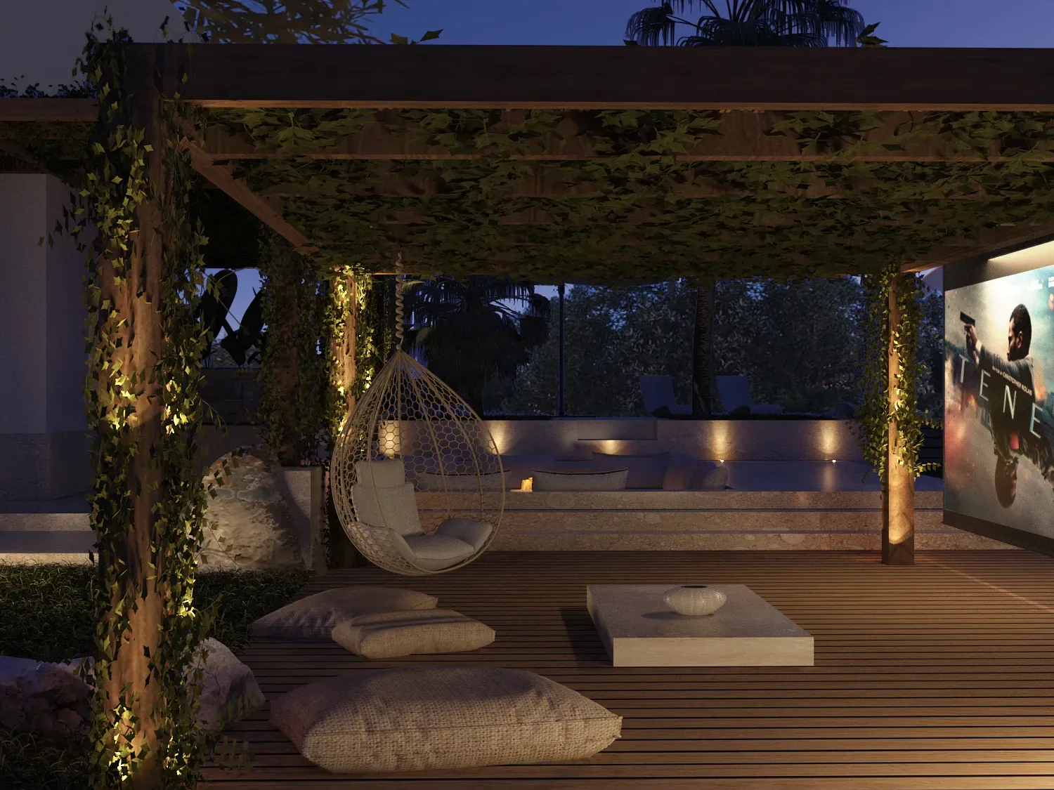 Luxury villa in Pula — La Perla Marina, view of the spaces, designed by Gatti/Piu (photo 4)