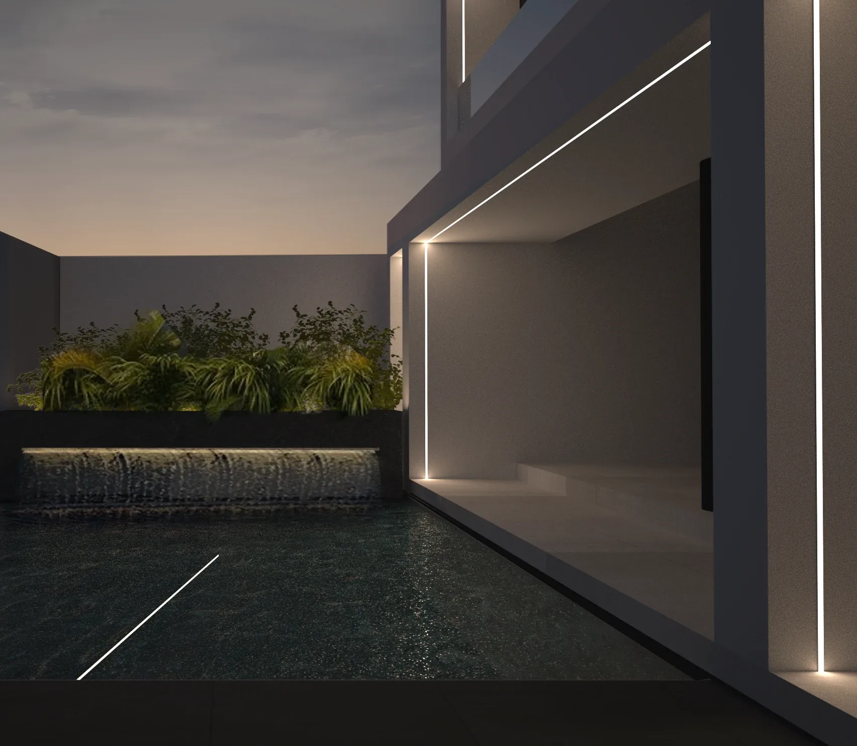 Luxury villa in Sestu — Mattana, view of the spaces, designed by Gatti/Piu (photo 3)