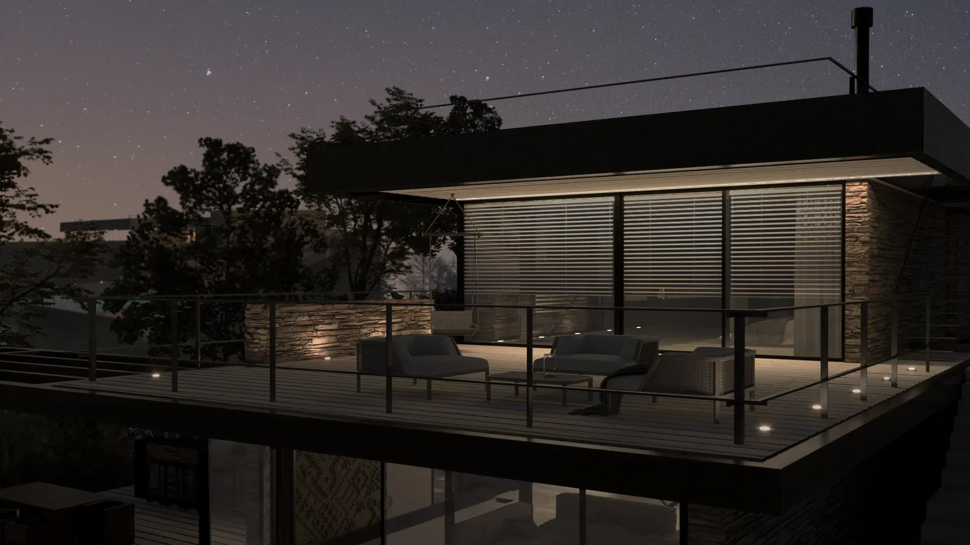 Luxury villa in Quartu Sant'Elena — TM1, view of the spaces, designed by Gatti/Piu (photo 2)