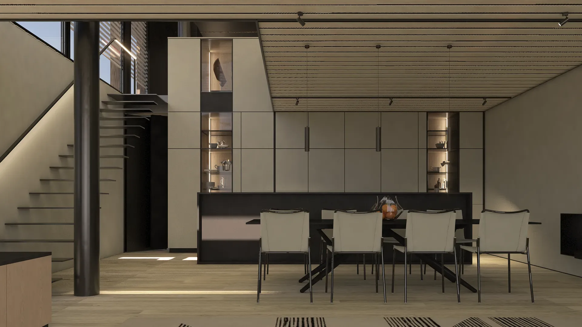 Luxury villa in Quartu Sant'Elena — TM1, view of the spaces, designed by Gatti/Piu (photo 3)