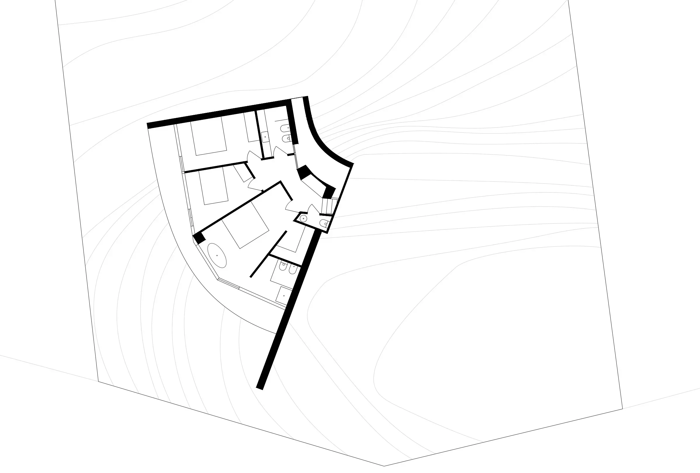 Luxury villa in Terramala — TM12, technical project drawing, designed by Gatti/Piu (photo 2)