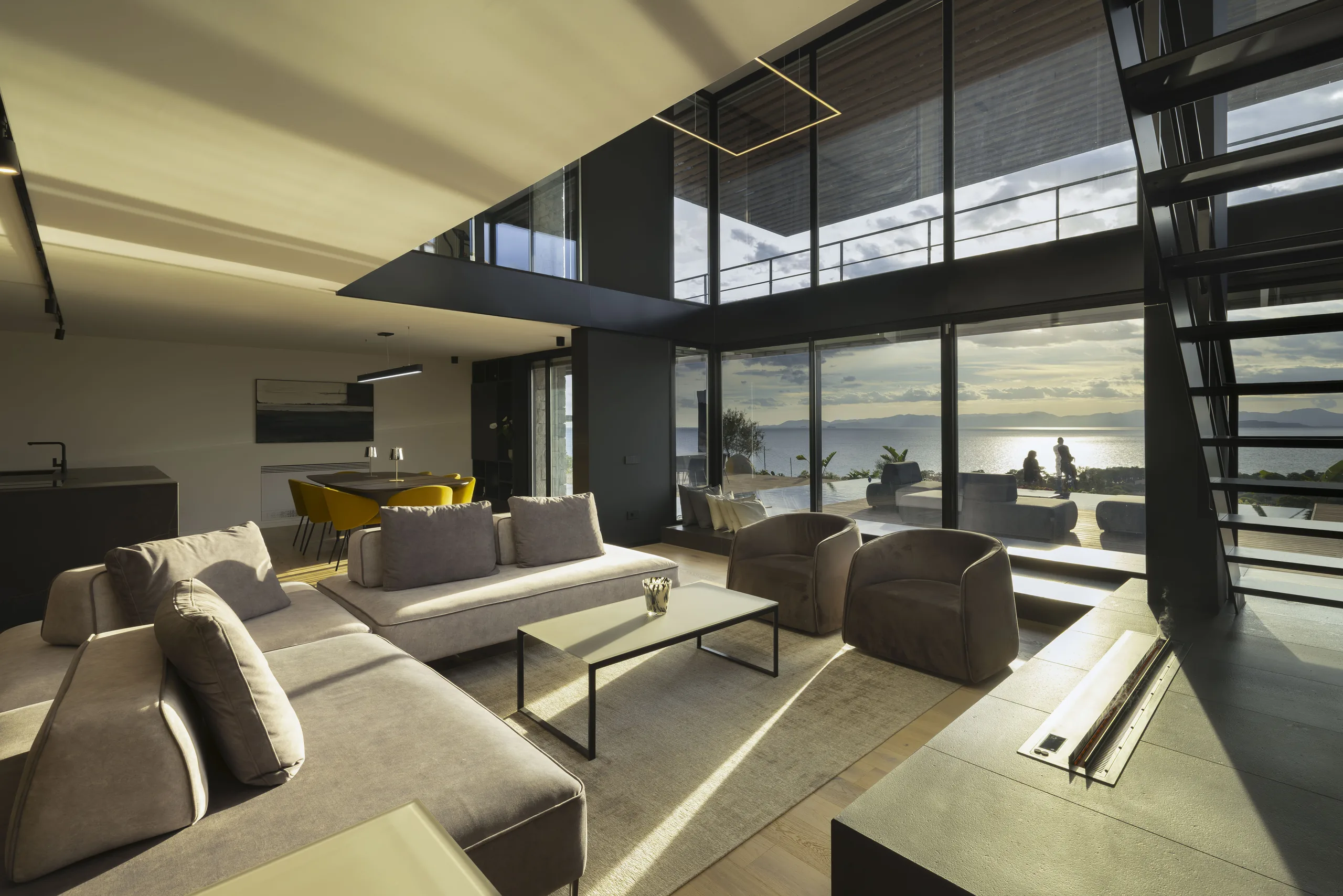 Luxury villa in Quartu Sant'Elena — TM2, view of the spaces, designed by Gatti/Piu (photo 9)