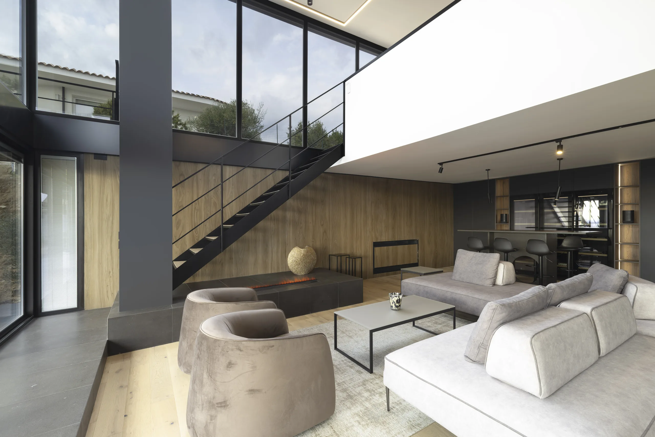 Luxury villa in Quartu Sant'Elena — TM2, view of the spaces, designed by Gatti/Piu (photo 10)