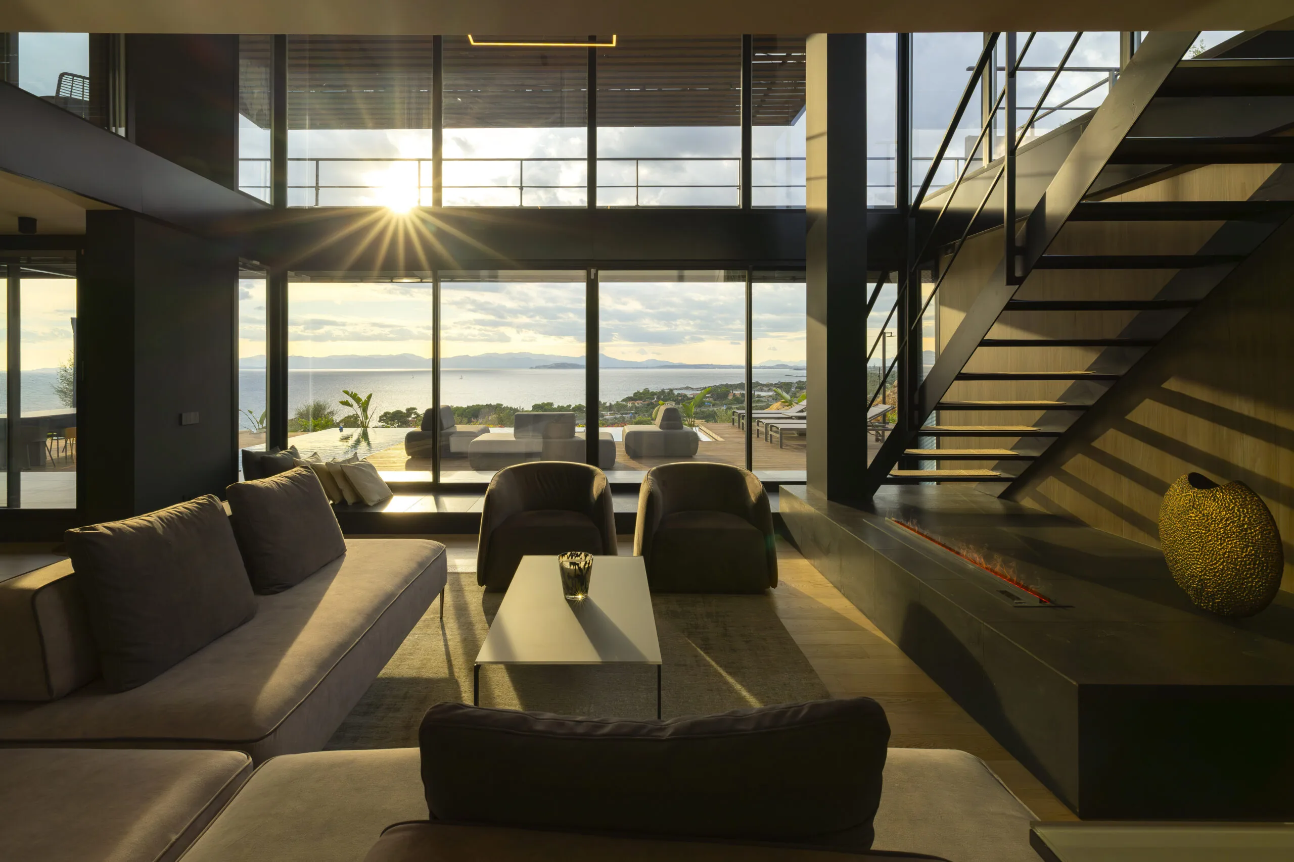 Luxury villa in Quartu Sant'Elena — TM2, view of the spaces, designed by Gatti/Piu (photo 15)