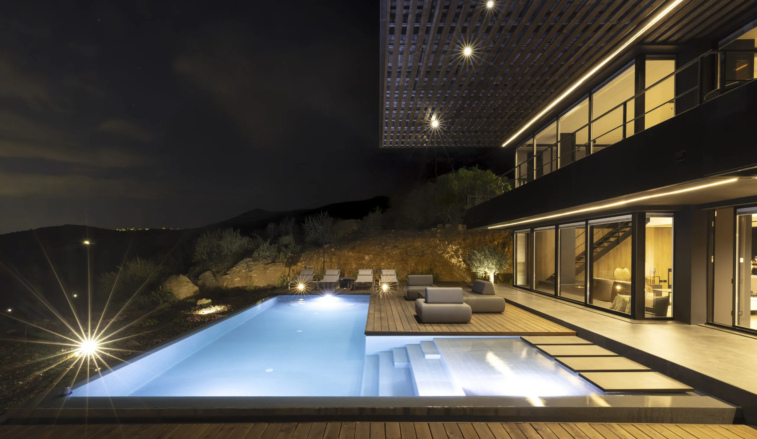Luxury villa in Quartu Sant'Elena — TM2, view of the spaces, designed by Gatti/Piu (photo 21)