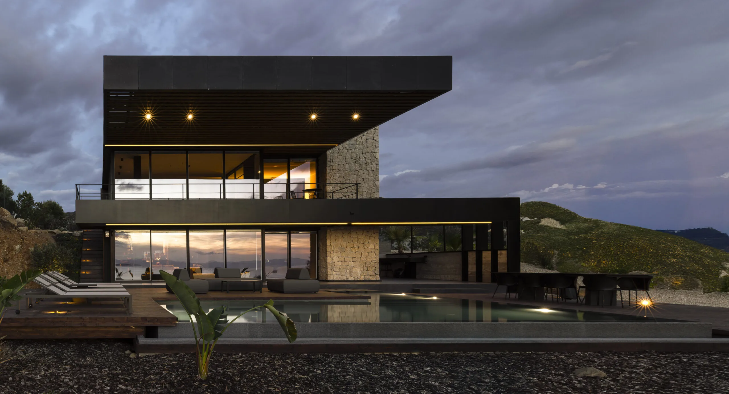 Luxury villa in Quartu Sant'Elena — TM2, view of the spaces, designed by Gatti/Piu (photo 22)