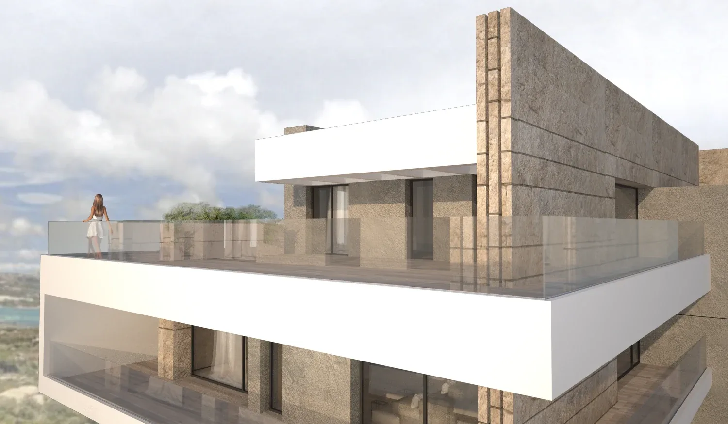 Design apartment in Elmas — Lana Residence, view of the spaces, designed by Gatti/Piu (photo 3)