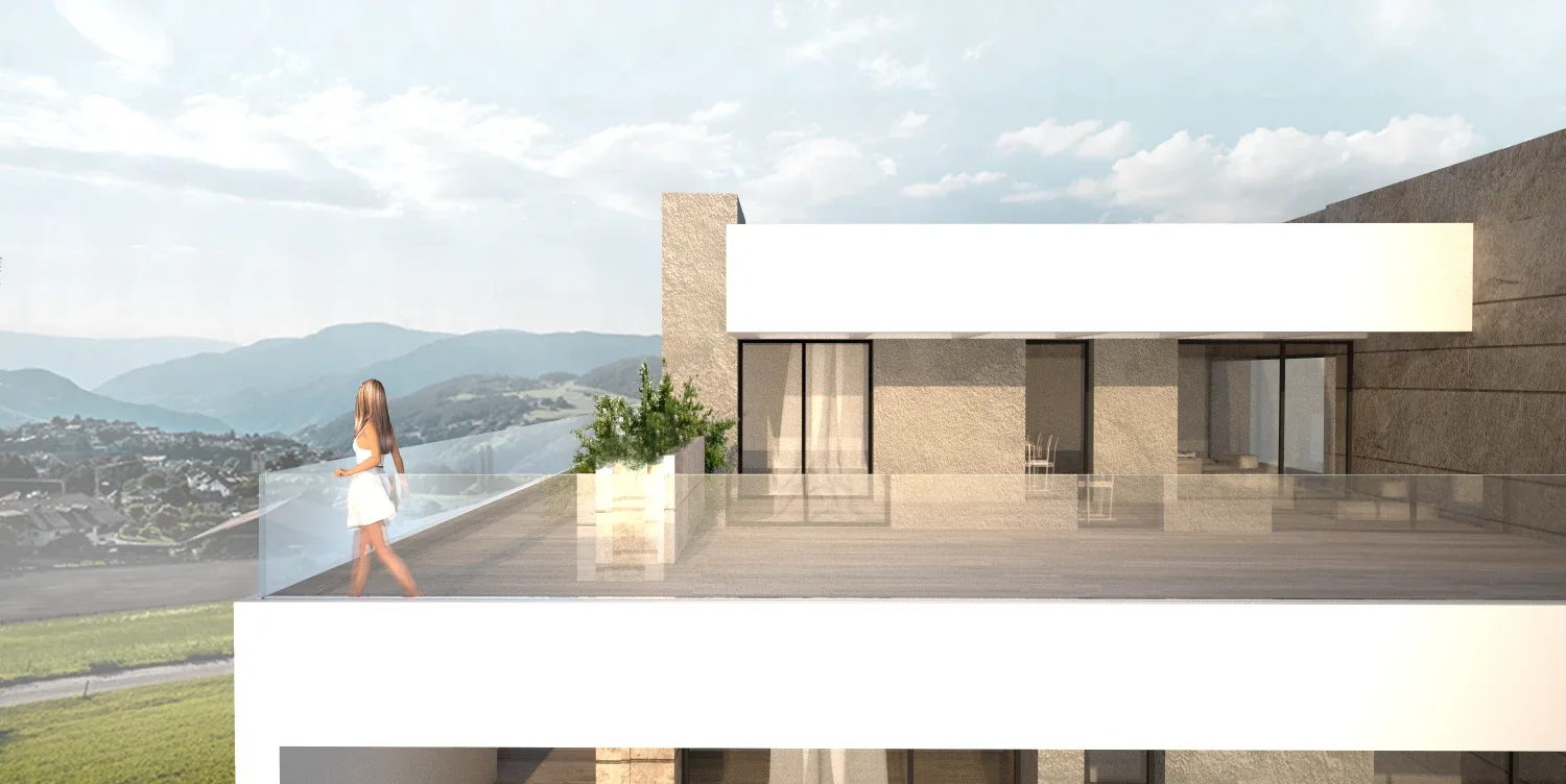 Design apartment in Elmas — Lana Residence, view of the spaces, designed by Gatti/Piu (photo 4)