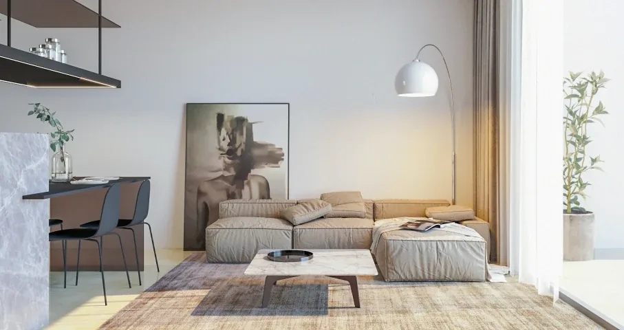 Design apartment in Elmas — Lana Residence, view of the spaces, designed by Gatti/Piu (photo 8)