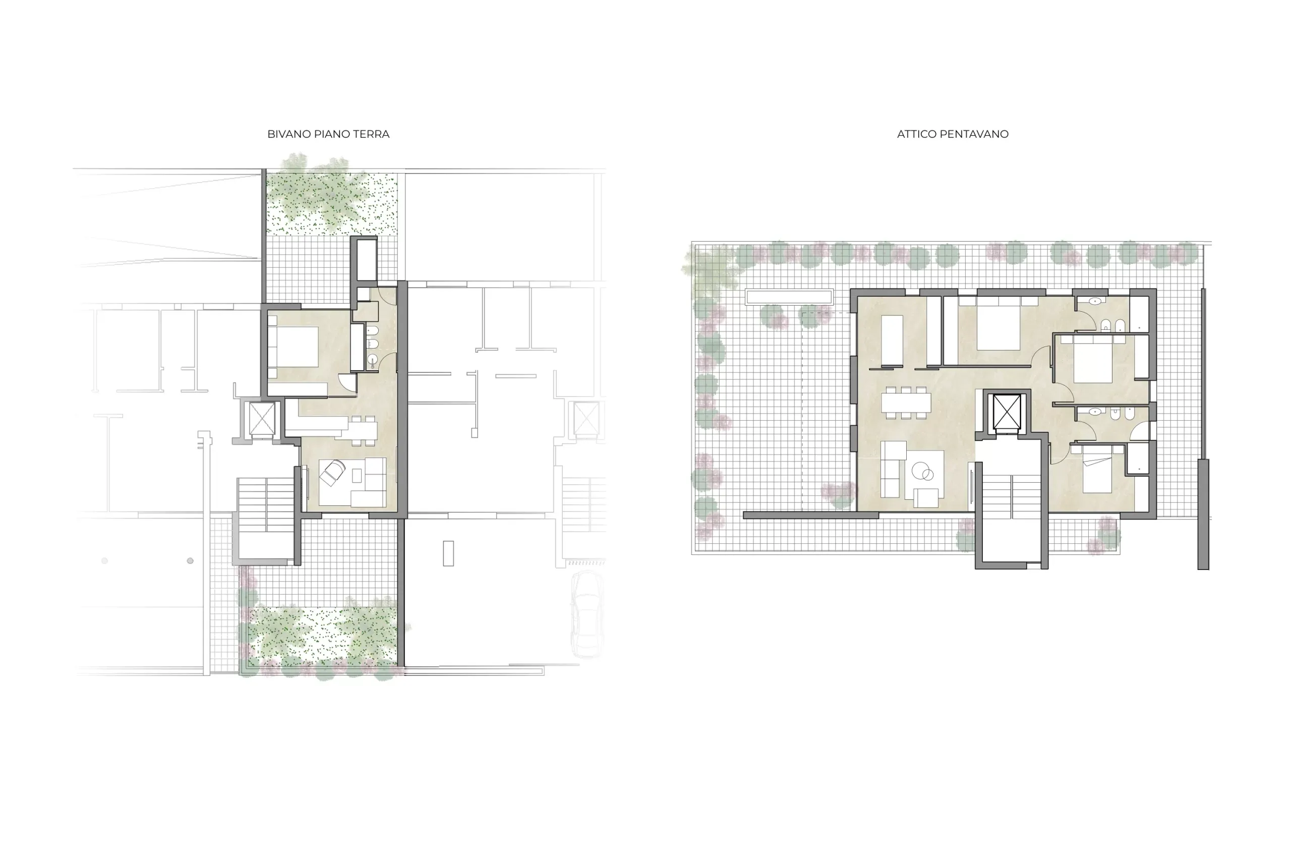 Design apartment in Elmas — Lana Residence, technical project drawing, designed by Gatti/Piu (photo 2)