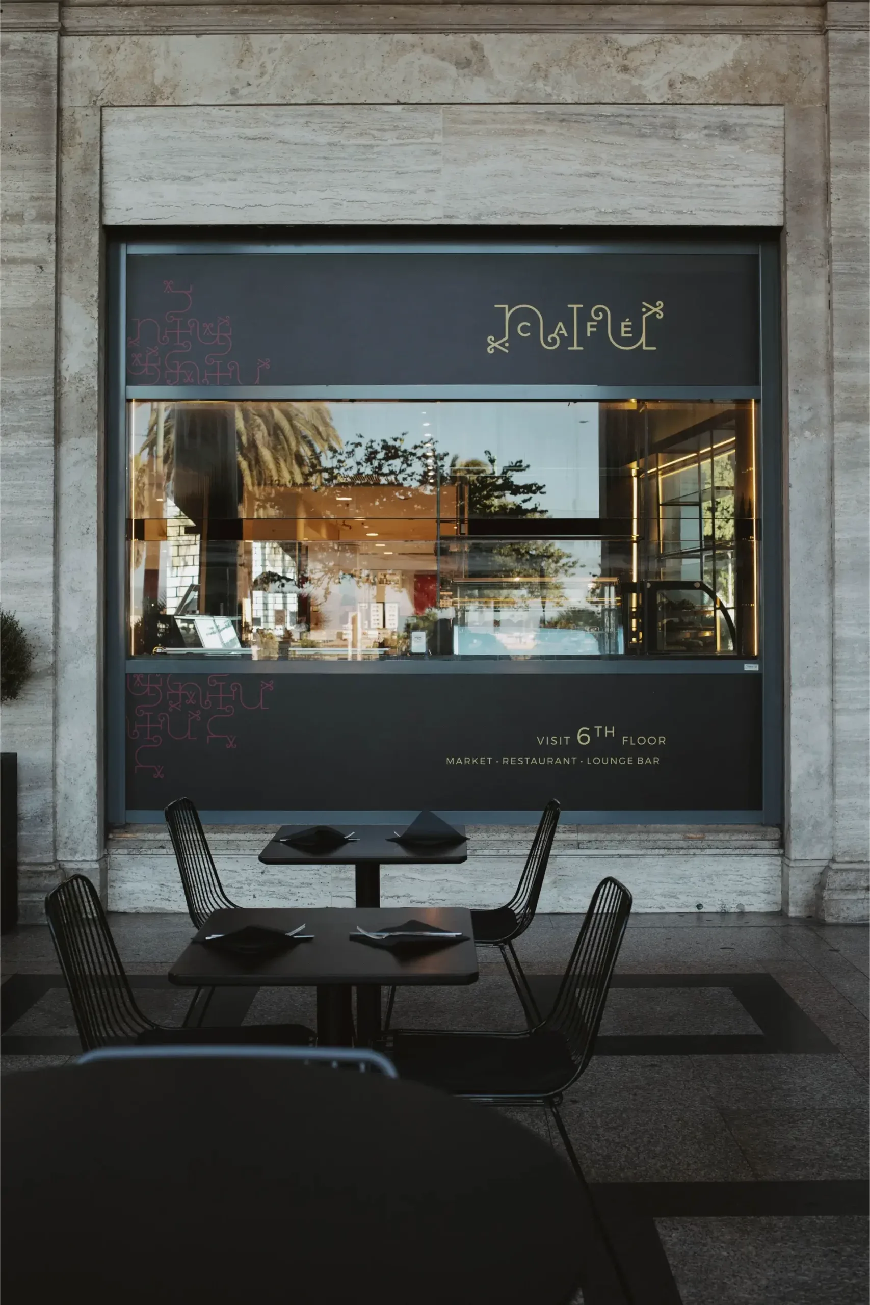 Hospitality project in Cagliari — Rinascente, vertical interior detail, designed by Gatti/Piu (photo 10)