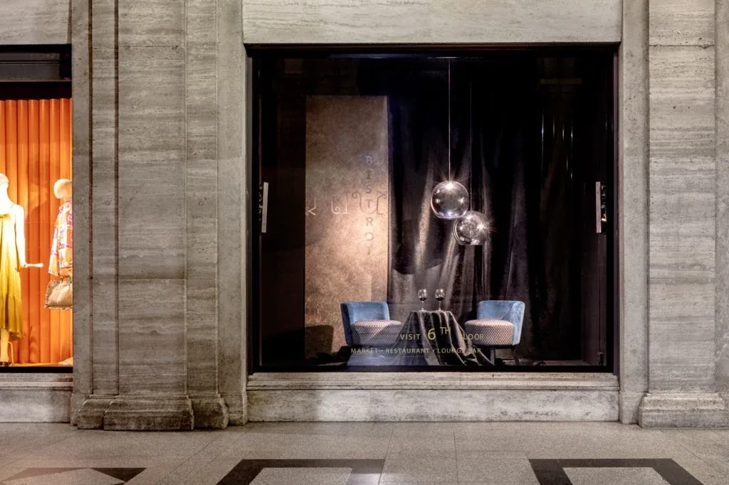 Hospitality project in Cagliari — Rinascente, view of the spaces, designed by Gatti/Piu (photo 5)