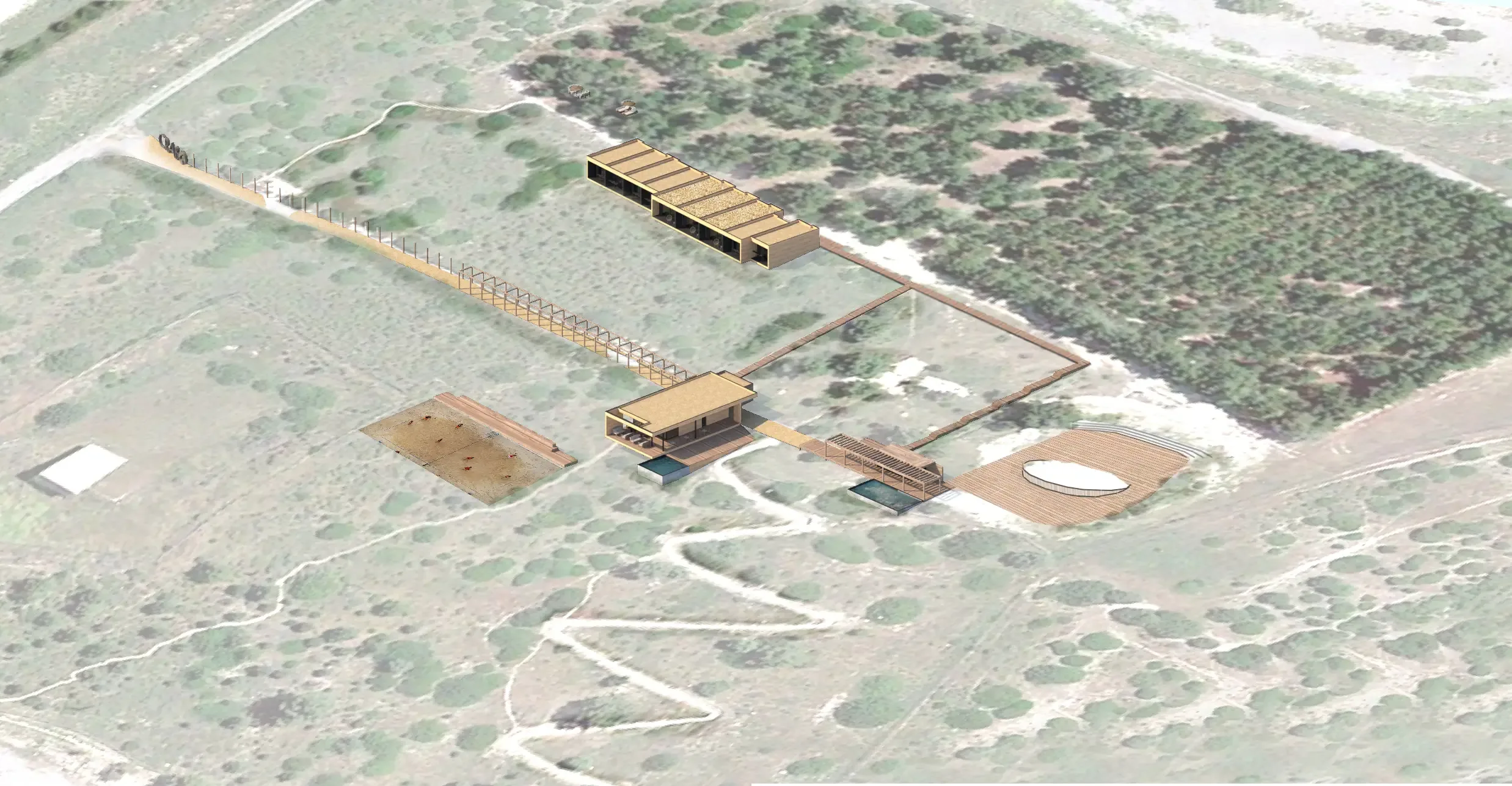 Architecture project in Maracalagonis — Parco Urbano Crabo, view of the spaces, designed by Gatti/Piu (photo 3)