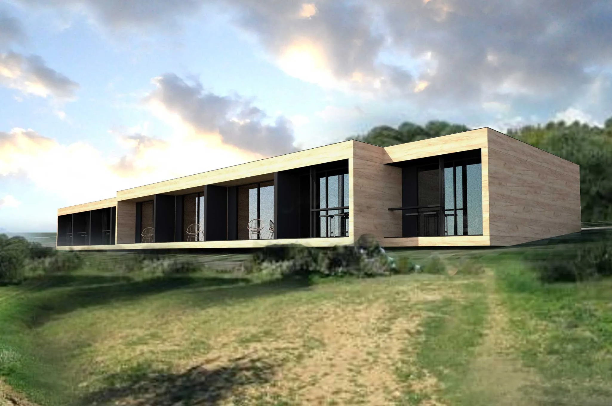 Architecture project in Maracalagonis — Parco Urbano Crabo, view of the spaces, designed by Gatti/Piu (photo 4)
